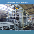 Single layer melamine press machine/laminated decorative panel machine